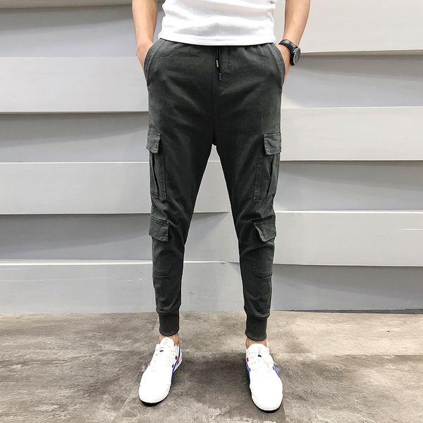 28-36 autumn winter pants men fashion 2020 side pocket men cargo pants slim fit casual joggers streetwear trousers, Black
28-36 autumn winter pants men fashion 2020 side pocket men cargo pants slim fit casual joggers streetwear trousers, Black