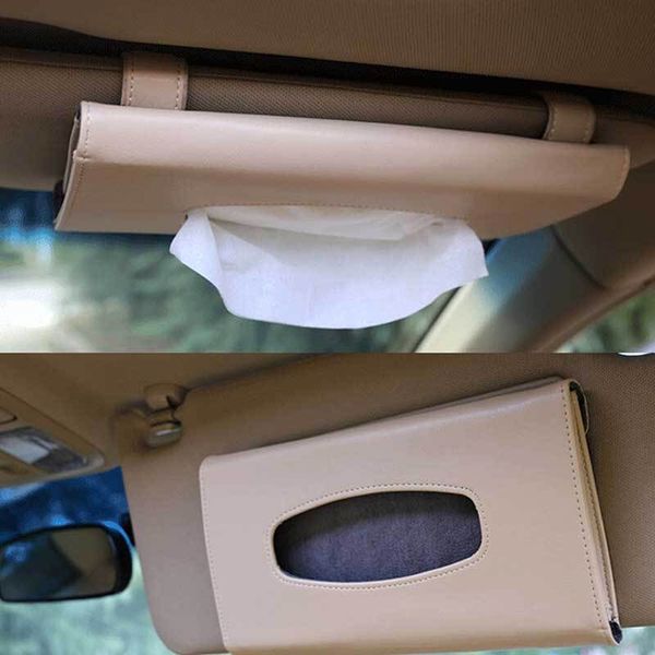 portable and convenient car sun visor tissue case black and beige leather tissue case napkin accessories
portable and convenient car sun visor tissue case black and beige leather tissue case napkin accessories