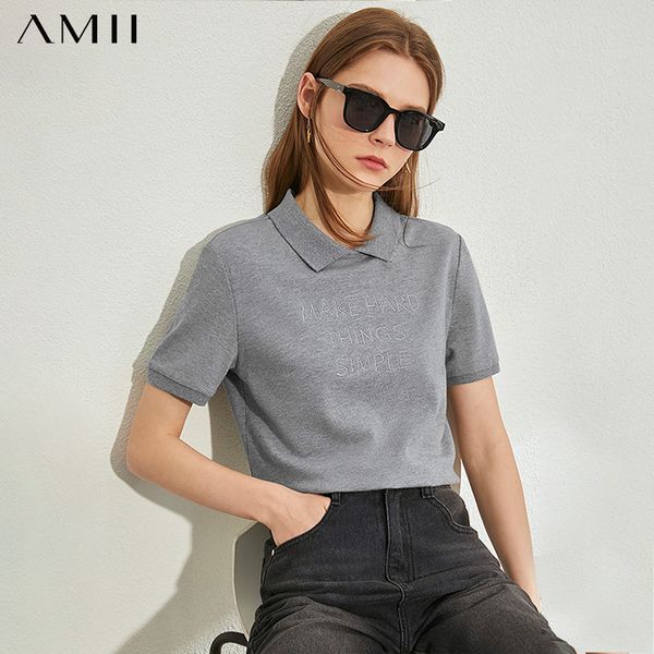 amii minimalism spring summer fashion solid lapel women tshirt causal cotton short sleeve staight female tshirt 12030085, White
amii minimalism spring summer fashion solid lapel women tshirt causal cotton short sleeve staight female tshirt 12030085, White