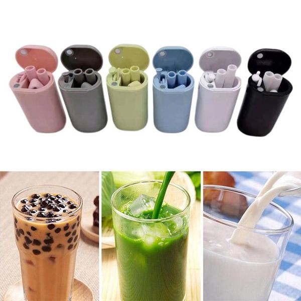foldable silicone straw portable reusable collapsible case heat drinking smell box with storage no resistant straw j9z9
foldable silicone straw portable reusable collapsible case heat drinking smell box with storage no resistant straw j9z9