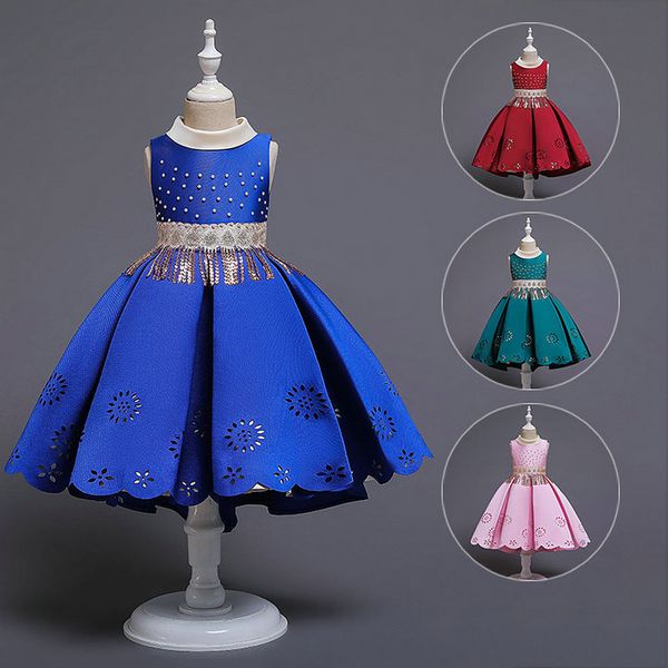retail girls pearl sequins embroidered princess dress kids luxury designer clothes girls party wedding dresses children costumes clothing, Red;yellow
retail girls pearl sequins embroidered princess dress kids luxury designer clothes girls party wedding dresses children costumes clothing, Red;yellow