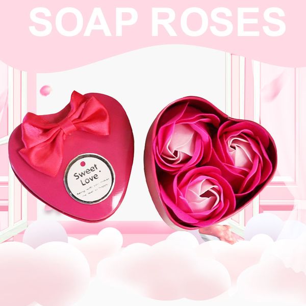 immortal flower rose soap flower beautiful romantic heart-shaped iron box 3pcs valentine's day greeting celebration soap
immortal flower rose soap flower beautiful romantic heart-shaped iron box 3pcs valentine's day greeting celebration soap