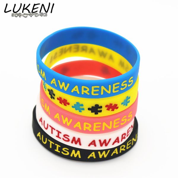 1pc colorful autism awareness puzzle silicone bracelets&bangles daily reminder by wearing this colourful wristbands sh075, Golden;silver
1pc colorful autism awareness puzzle silicone bracelets&bangles daily reminder by wearing this colourful wristbands sh075, Golden;silver