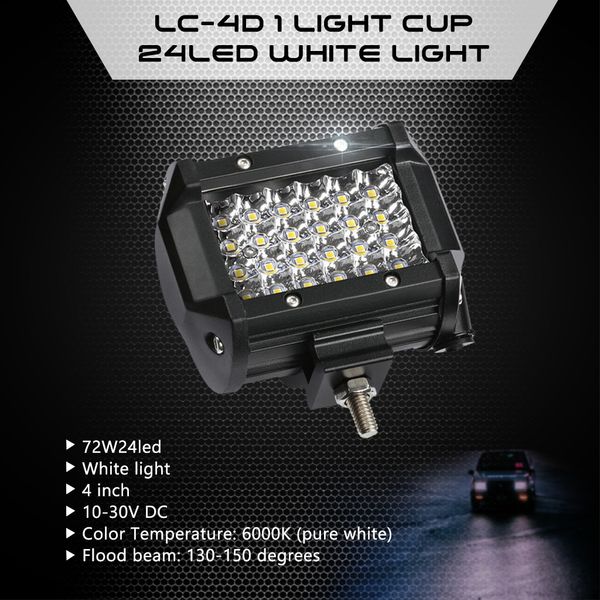 4 inch 72w 24 led light bar for car tractor boat off road 4wd 4x4 12-24v high temperature resistance anti burst waterproof 8x
4 inch 72w 24 led light bar for car tractor boat off road 4wd 4x4 12-24v high temperature resistance anti burst waterproof 8x