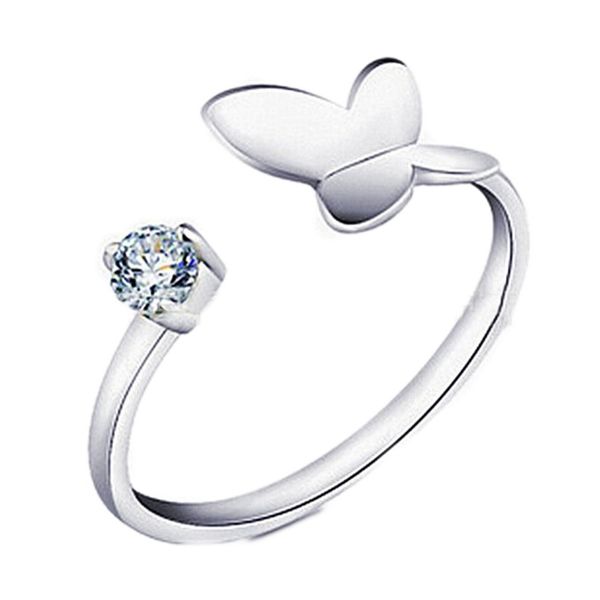 women's fashion silver plated rhinestone gift adjustable butterfly opening ring drop shipping, Golden;silver
women's fashion silver plated rhinestone gift adjustable butterfly opening ring drop shipping, Golden;silver