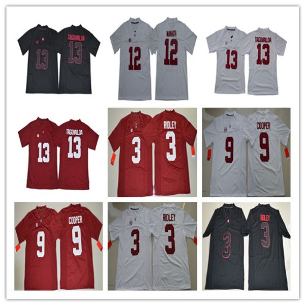 ncaa alabama crimson tide 13 tua tagovailoa amari cooper 9 calvinridley 3 12 joe namath football jerseys s-3xl, Black;red
ncaa alabama crimson tide 13 tua tagovailoa amari cooper 9 calvinridley 3 12 joe namath football jerseys s-3xl, Black;red