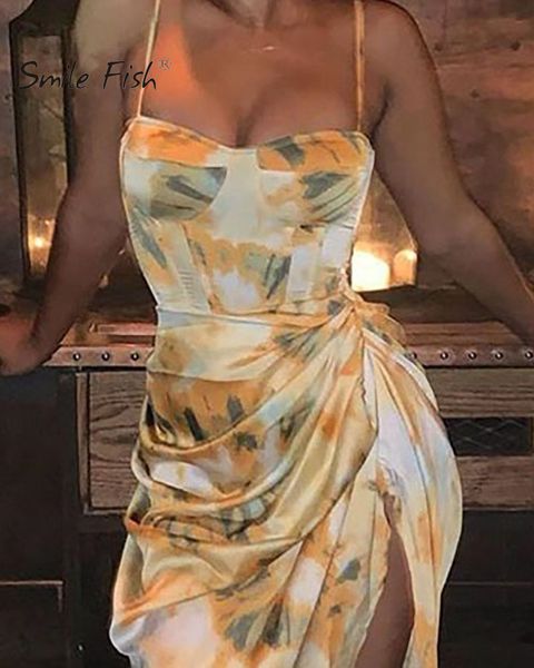 yellow spaghetti strape abstract print floral split midi dress women party spring summer holiday high slit ruched dress m0327, Black;pink
yellow spaghetti strape abstract print floral split midi dress women party spring summer holiday high slit ruched dress m0327, Black;pink