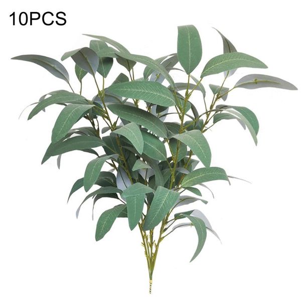 10/20pcs artificial silk eucalyptus leaves long branch green fake plants spring wedding home decoration arrangement faux foliage
10/20pcs artificial silk eucalyptus leaves long branch green fake plants spring wedding home decoration arrangement faux foliage