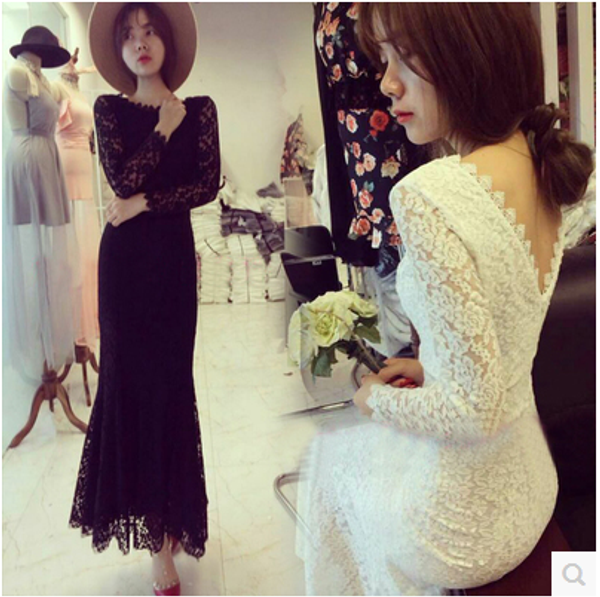 2020 летняя новая мода lady элегантный hip sexy похудение lace fishtail с длинным рукавом платье женщины, White;black
2020 летняя новая мода lady элегантный hip sexy похудение lace fishtail с длинным рукавом платье женщины, White;black