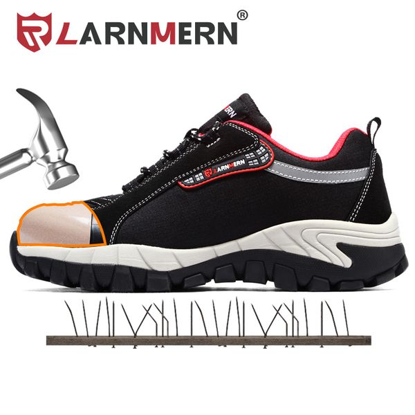 larnmern mens work shoes steel toe safety shoes comfortable lightweight anti-smashing non-slip construction protective footwear, Black
larnmern mens work shoes steel toe safety shoes comfortable lightweight anti-smashing non-slip construction protective footwear, Black