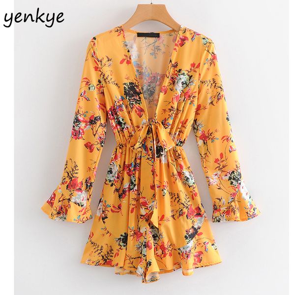 2019 floral print boho summer beach jumpsuit women deep v neck long sleeve casual rompers womens jumpsuit short syjz1902, Black;white
2019 floral print boho summer beach jumpsuit women deep v neck long sleeve casual rompers womens jumpsuit short syjz1902, Black;white