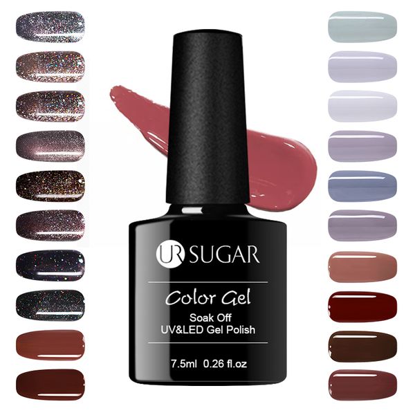 ur sugar 7.5ml holographic shining glitter dark brown sequins nail art soak off uv led gel nail lacquer manicure, Red;pink
ur sugar 7.5ml holographic shining glitter dark brown sequins nail art soak off uv led gel nail lacquer manicure, Red;pink