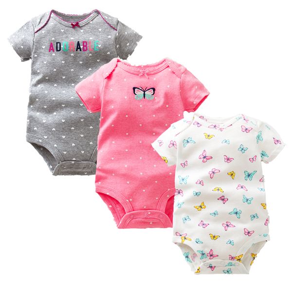 times' favourite 3pcs/lot baby boys girls summer clothes 2018 new fashion 100% cotton baby bodysuit short sleeve newborn baby, White
times' favourite 3pcs/lot baby boys girls summer clothes 2018 new fashion 100% cotton baby bodysuit short sleeve newborn baby, White