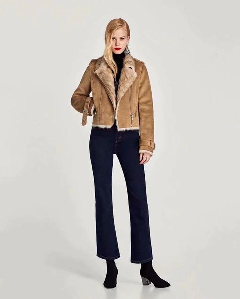 new product women clothes 2019 winter thick and warm imitate deerskin a fur jacket womens fashion jacket pure color ladies coats, Black
new product women clothes 2019 winter thick and warm imitate deerskin a fur jacket womens fashion jacket pure color ladies coats, Black