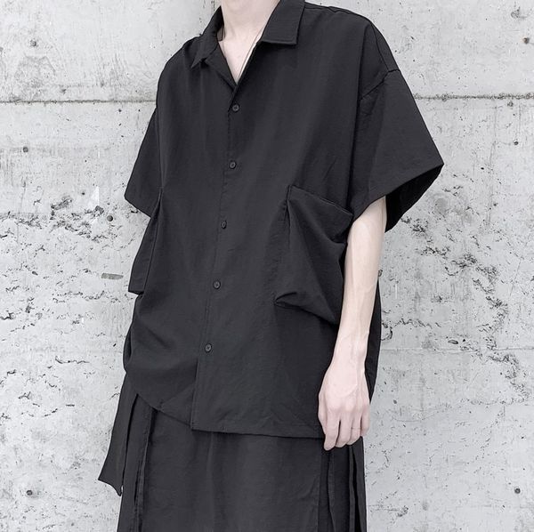 2020 summer new youth popular solid color loose cotton and linen short-sleeved shirt fashion casual single-breasted jacket coat, White;black
2020 summer new youth popular solid color loose cotton and linen short-sleeved shirt fashion casual single-breasted jacket coat, White;black