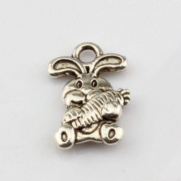 200pcs antiqued silver alloy cute bunny charm pendants 11x15mm diy jewelry, Bronze;silver
200pcs antiqued silver alloy cute bunny charm pendants 11x15mm diy jewelry, Bronze;silver