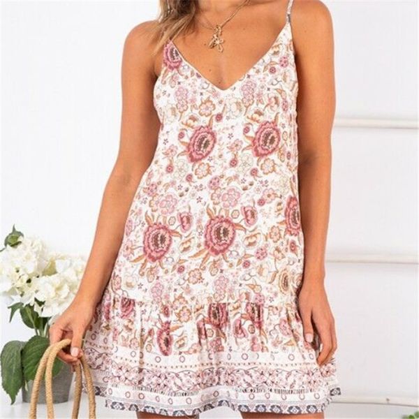 dresses 2019 women summer boho dress new casual evening party beach short mini dress v-neck floral print suspenders dresses, Black;gray
dresses 2019 women summer boho dress new casual evening party beach short mini dress v-neck floral print suspenders dresses, Black;gray