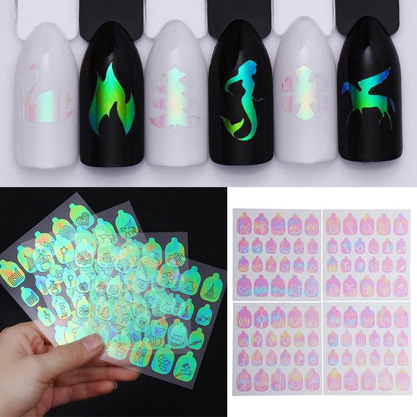 shellhard 6/12/24 sheets multicolor nail hollow sticker salon 3d nail art vinyls adhesive stencil stickers for art, Black
shellhard 6/12/24 sheets multicolor nail hollow sticker salon 3d nail art vinyls adhesive stencil stickers for art, Black
