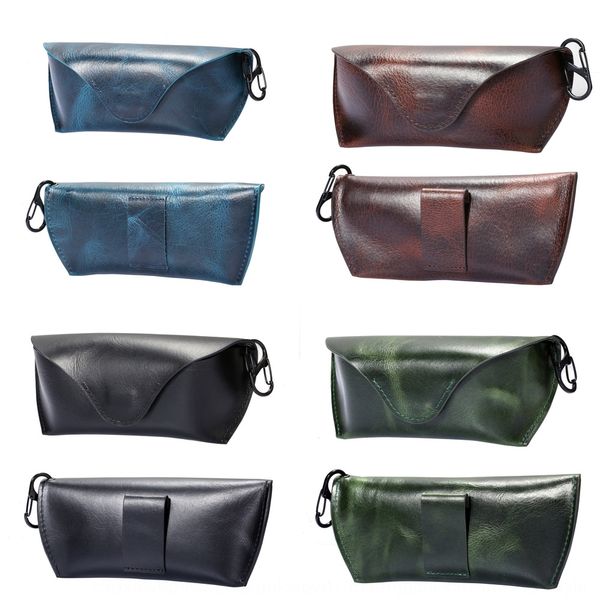 aed74 handmade crazy horse pattern case case hanging buckle box box leather sun bag high-grade leather glasses bag hanging buckle glasses co, Blue
aed74 handmade crazy horse pattern case case hanging buckle box box leather sun bag high-grade leather glasses bag hanging buckle glasses co, Blue