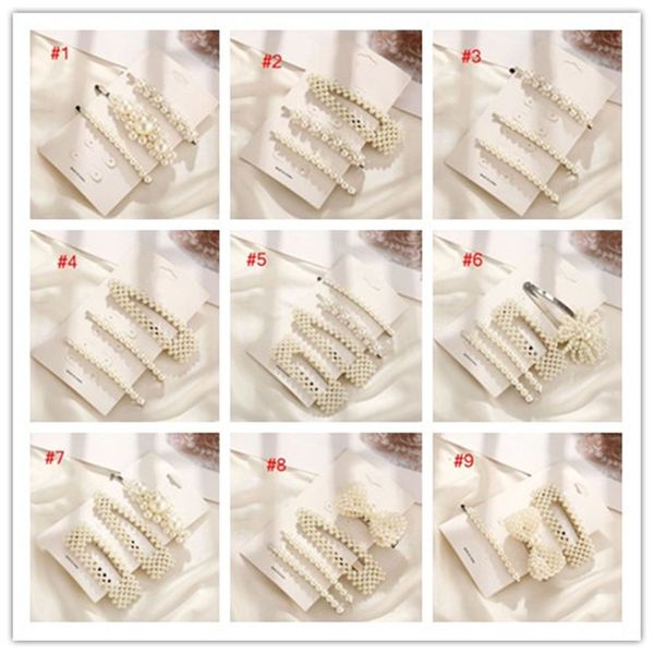 3/4 pcs set fashion pearls hair clips for women girls headwear hair pins hairpin barrette headband hair accessorie jewelry hz, Golden;silver
3/4 pcs set fashion pearls hair clips for women girls headwear hair pins hairpin barrette headband hair accessorie jewelry hz, Golden;silver