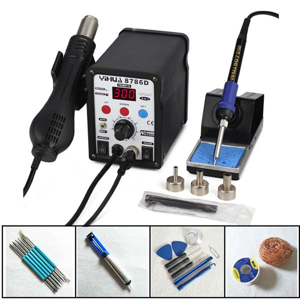 upgrade rework soldering station 2 in 1 smd solder station air gun yihua 8786d digital temperature control
upgrade rework soldering station 2 in 1 smd solder station air gun yihua 8786d digital temperature control