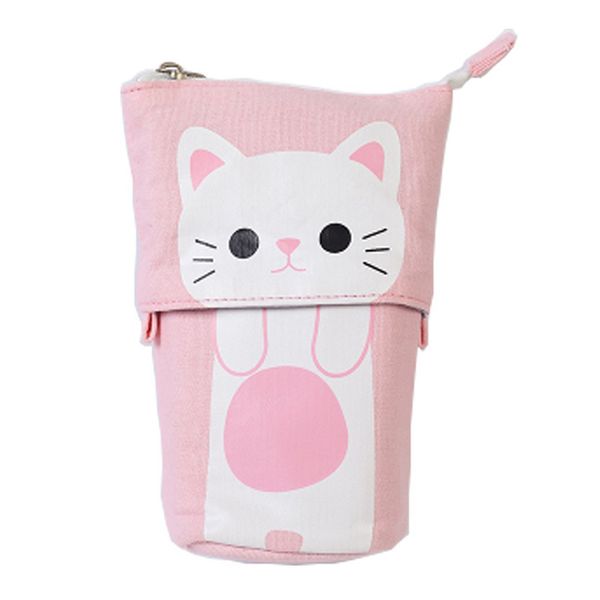 canvas cartoon cute cat pencil pouch bag stationery pen case box with zipper closure
canvas cartoon cute cat pencil pouch bag stationery pen case box with zipper closure