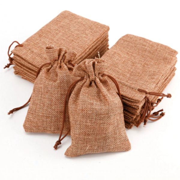 50pcs mini jute drawstring burlap bags wedding favors party christmas gift jewelry hessian sack pouches packing storage bag, Pink;blue
50pcs mini jute drawstring burlap bags wedding favors party christmas gift jewelry hessian sack pouches packing storage bag, Pink;blue