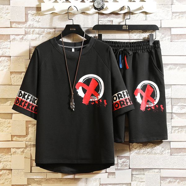 summer loose sets for man men t-shirts+shorts 2 pieces tracksuit new fashion men hip hop streetwear casual sets, Gray
summer loose sets for man men t-shirts+shorts 2 pieces tracksuit new fashion men hip hop streetwear casual sets, Gray