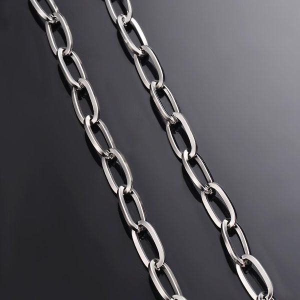 1pc width 6mm*12.5mm stainless steel cable link o cross chain necklace for diy jewelry findings making, Silver
1pc width 6mm*12.5mm stainless steel cable link o cross chain necklace for diy jewelry findings making, Silver