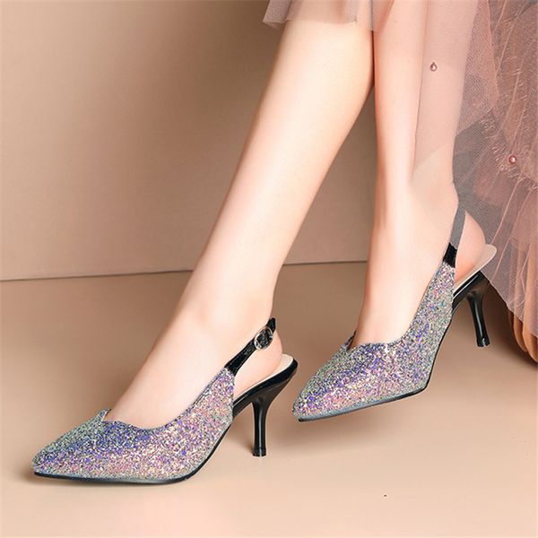 2020 new women pumps spring summer sequins elegant wedding shoes shallow size 32-43 comfortable high heels shoes, Black
2020 new women pumps spring summer sequins elegant wedding shoes shallow size 32-43 comfortable high heels shoes, Black