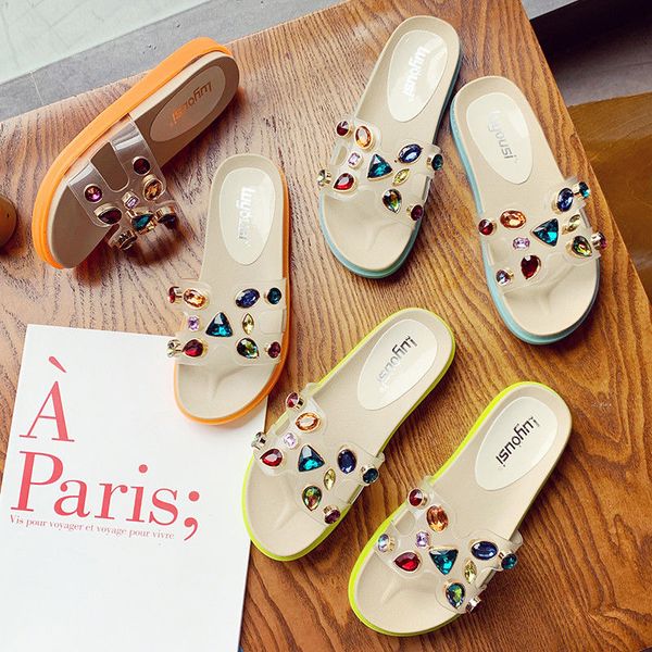 slippers female summer 2020 early spring new wear-resistant fashion korean version student sandals and slippers, Black
slippers female summer 2020 early spring new wear-resistant fashion korean version student sandals and slippers, Black