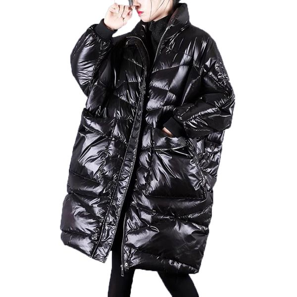 2020 new fashion oversized winter women's coat warm waterproof glossy parka women plus size jacket long women's jacket m7, Black
2020 new fashion oversized winter women's coat warm waterproof glossy parka women plus size jacket long women's jacket m7, Black