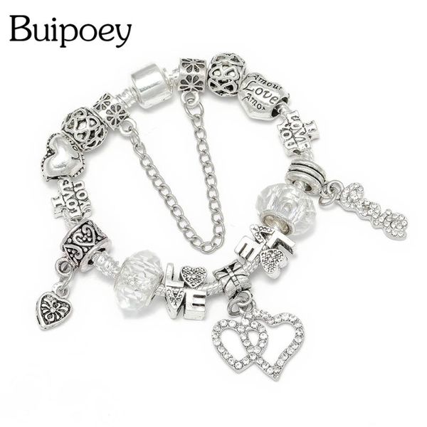 buipoey fashion heart-shaped charm bracelets for women shiny crystal love beaded original boy girls children bangle jewelry gift, Golden;silver
buipoey fashion heart-shaped charm bracelets for women shiny crystal love beaded original boy girls children bangle jewelry gift, Golden;silver