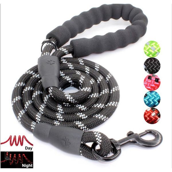 reflective large dog leash nylon rope pet running tracking leashes long lead dog for shepherd dog mountain climbing rope
reflective large dog leash nylon rope pet running tracking leashes long lead dog for shepherd dog mountain climbing rope