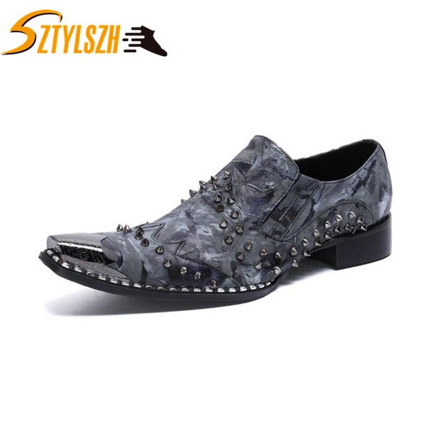 business british style rivets men dress shoes fashion man leather shoes social sapato male night club oxfords flats wedding shoe, Black
business british style rivets men dress shoes fashion man leather shoes social sapato male night club oxfords flats wedding shoe, Black