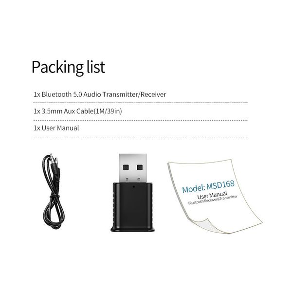 2 in 1 bluetooth emitter receiver ble 5.0 2 modes car audio multifunctional adapter m8617
2 in 1 bluetooth emitter receiver ble 5.0 2 modes car audio multifunctional adapter m8617