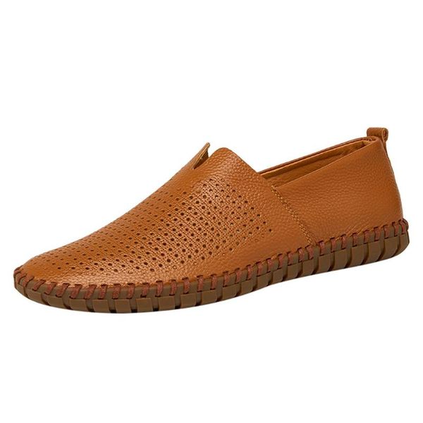 men's business casual flats hollow out breathable peas shoe slip-on man easy wear driving shoes male loafers sapato masculino, Black
men's business casual flats hollow out breathable peas shoe slip-on man easy wear driving shoes male loafers sapato masculino, Black