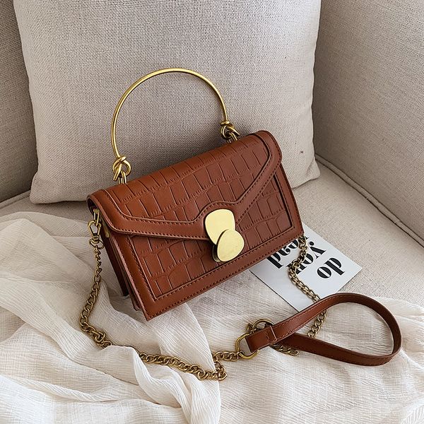 2020 spring new model women's plain shoulder fashion messenger bag chain square sling bag
2020 spring new model women's plain shoulder fashion messenger bag chain square sling bag