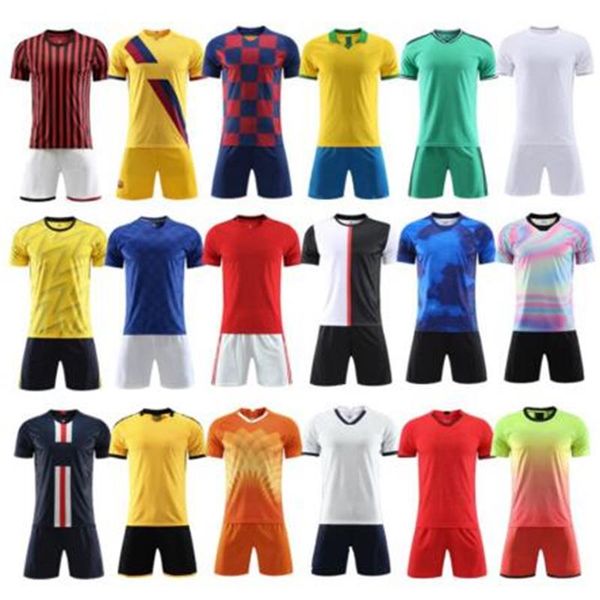 boys and girls football uniforms team uniform suits children's sports club jersey shorts custom football training uniforms, Black;blue
boys and girls football uniforms team uniform suits children's sports club jersey shorts custom football training uniforms, Black;blue