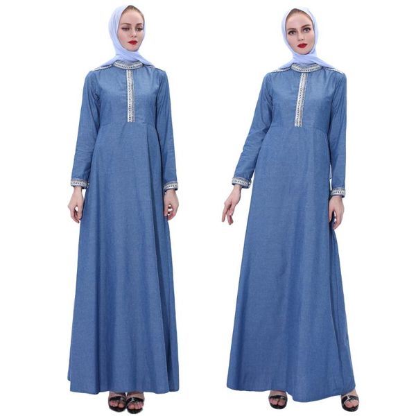 fashion denim kaftan abaya dubai islam muslim dress abayas women caftan robe jilbab maxi cocktail gown turkish islamic clothing, Red
fashion denim kaftan abaya dubai islam muslim dress abayas women caftan robe jilbab maxi cocktail gown turkish islamic clothing, Red