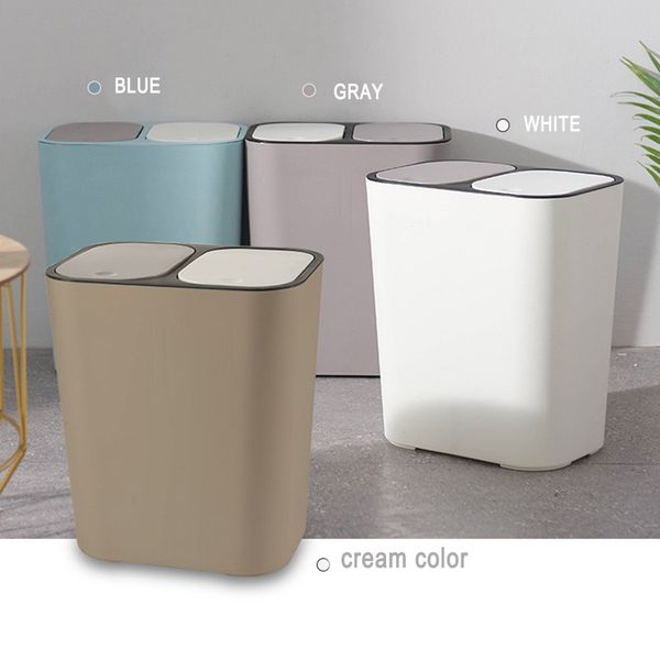 other housekeeping & organization trash can rectangle plastic push-button dual compartment 12liter recycling waste bin garbage tb sale
other housekeeping & organization trash can rectangle plastic push-button dual compartment 12liter recycling waste bin garbage tb sale