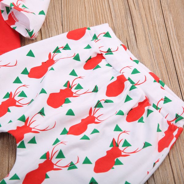 new 3pcs baby clothes set 2017 autumn christmas baby red rompers + deer print pants+ bow hat costume kids clothing sets, White
new 3pcs baby clothes set 2017 autumn christmas baby red rompers + deer print pants+ bow hat costume kids clothing sets, White