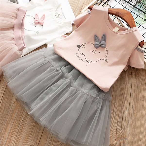 girls clothing sets 2 colors kids rabbit printed short sleeve t-shirt+tutu dress 2pcs kids clothes set kids designer clothes girls jy303, White
girls clothing sets 2 colors kids rabbit printed short sleeve t-shirt+tutu dress 2pcs kids clothes set kids designer clothes girls jy303, White