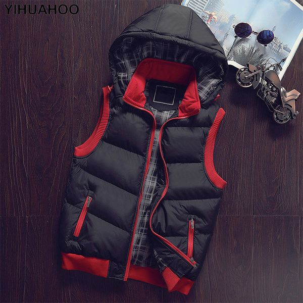 casual vest men cotton padded slim sleeveless winter jacket men thick warm parka vest coat male waistcoat, Black;white
casual vest men cotton padded slim sleeveless winter jacket men thick warm parka vest coat male waistcoat, Black;white