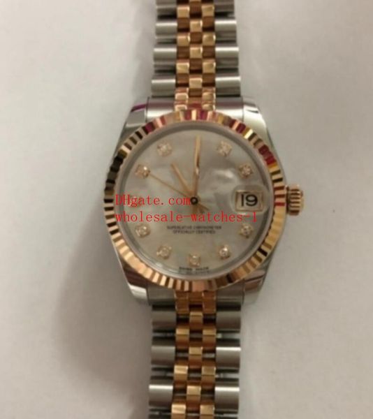 New arrive Luxury watches free Wrist watch rose Gold SS Ladies 31mm MOP Diamond Dial - 79173
New arrive Luxury watches free Wrist watch rose Gold SS Ladies 31mm MOP Diamond Dial - 79173