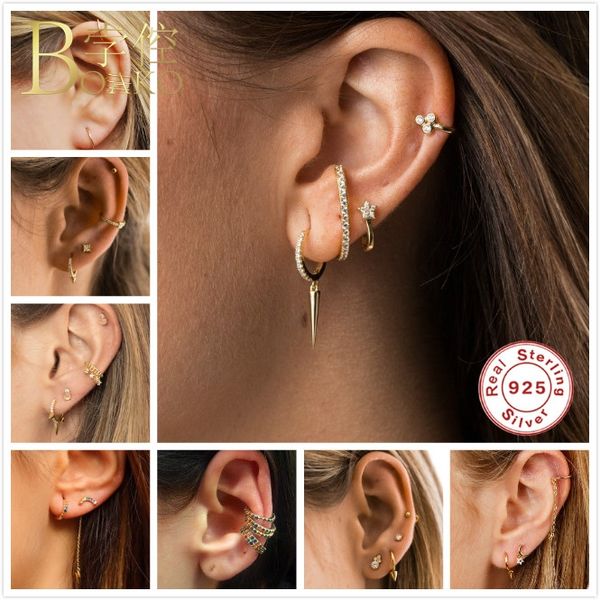boako punk 925 sterling silver earrings for women small hoop earrings gothic girl ear bone hoops mini aretes ear jewelry z5, Golden;silver
boako punk 925 sterling silver earrings for women small hoop earrings gothic girl ear bone hoops mini aretes ear jewelry z5, Golden;silver