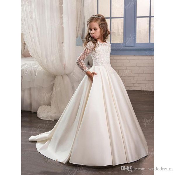 2020 new dresses for little girls pentelei with long sleeves and pockets appliques satin ivory party flower girl dresses3453663, White;blue
2020 new dresses for little girls pentelei with long sleeves and pockets appliques satin ivory party flower girl dresses3453663, White;blue