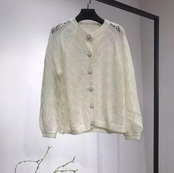women's knits & tees women knitwear mohair soft cardigan sweater single breasted hollow out ladies knitting, White
women's knits & tees women knitwear mohair soft cardigan sweater single breasted hollow out ladies knitting, White