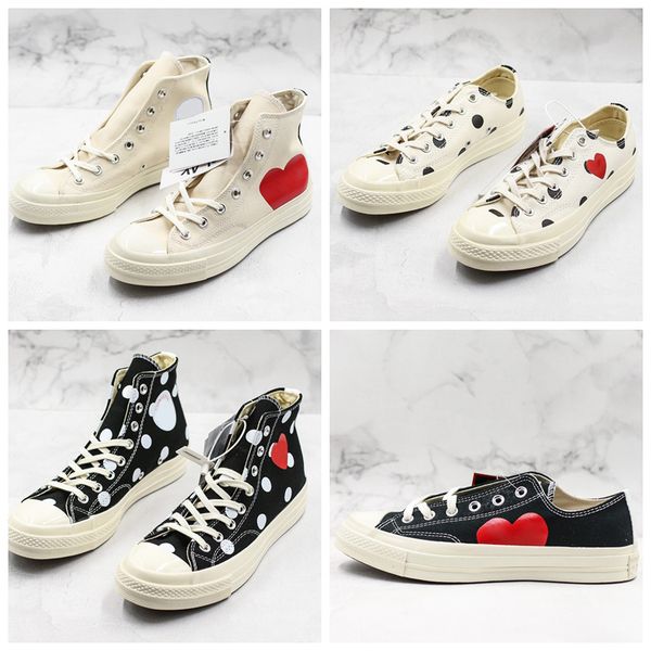 2020 new chuck shoes 1970s classic canvas play jointly big eyes high black white dot heart womens men designer casual sneakers
2020 new chuck shoes 1970s classic canvas play jointly big eyes high black white dot heart womens men designer casual sneakers