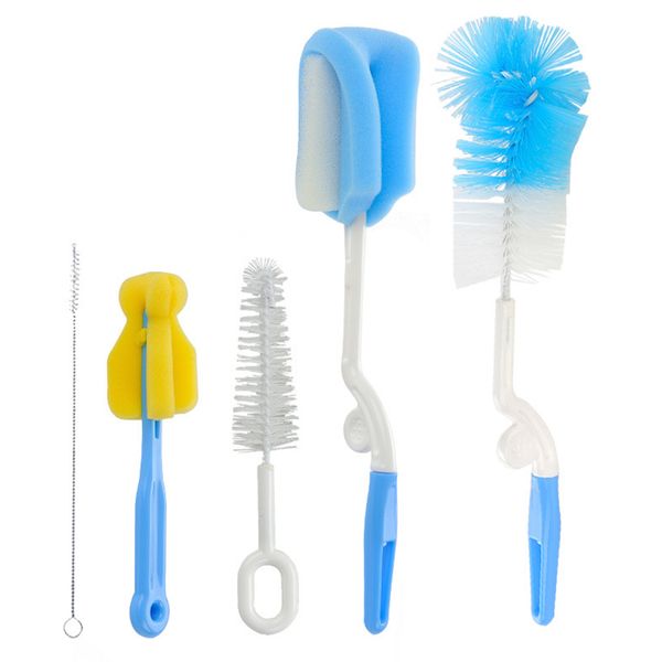 5 piece set baby supplies nylon 360 degrees cleaning pacifier practical sponge bottle brush with handle
5 piece set baby supplies nylon 360 degrees cleaning pacifier practical sponge bottle brush with handle